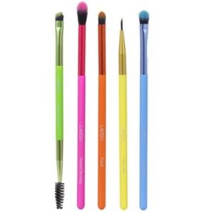 Lavish - Neon brow and eyeshadow brushes